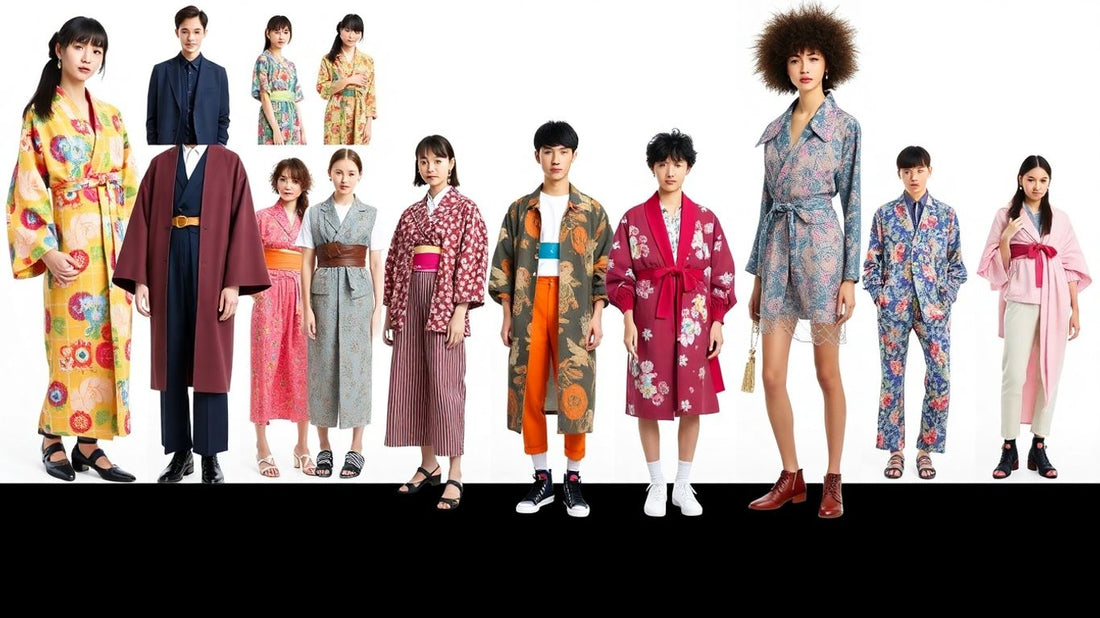 Japanese clothing styles from online stores.