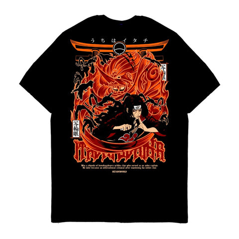 Japan Anime Short Sleeve T Shirt - Naruto ITACHI UCHIHA | Japan Apparel Japan Anime Short Sleeve T Shirt - Naruto ITACHI UCHIHA | Japan Apparel