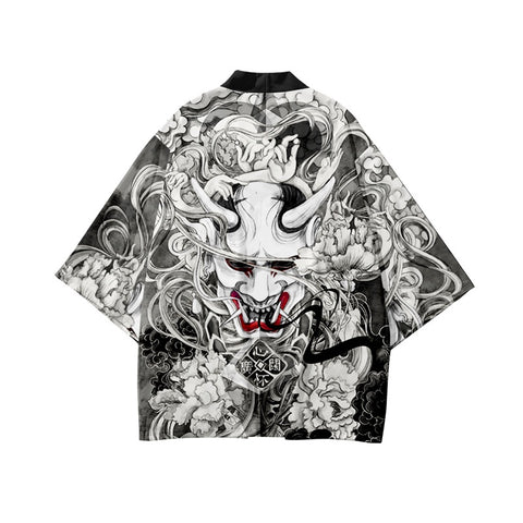 Vampire Dracula Graphic Art Kimono Unisex | Japan Apparel Vampire Dracula Graphic Art Kimono Unisex | Japan Apparel