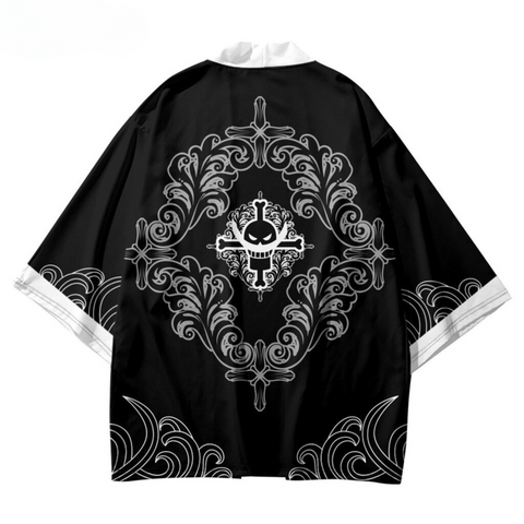 One Piece Skull Art Kimono - Unisex Oversized | Zewearsy Store One Piece Skull Art Kimono - Unisex Oversized | Zewearsy Store