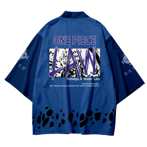 One piece Anime Kimono Streetwear - Blue Color Oversized - Blue One piece | Japan Fashion | Zewearsy Store One piece Anime Kimono Streetwear - Blue Color Oversized - Blue One piece | Japan Fashion | Zewearsy Store