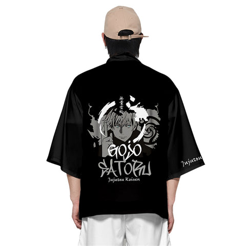 Anime Gojo Satoru Kimono Art With Unisex Oversized | Zeweary Store Anime Gojo Satoru Kimono Art With Unisex Oversized | Zeweary Store