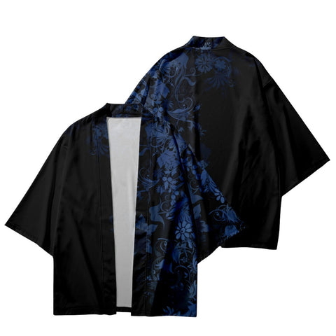 Traditional Chinese Flower Graphic Design Kimono Unisex Oversized | Japan Apparel Traditional Chinese Flower Graphic Design Kimono Unisex Oversized | Japan Apparel