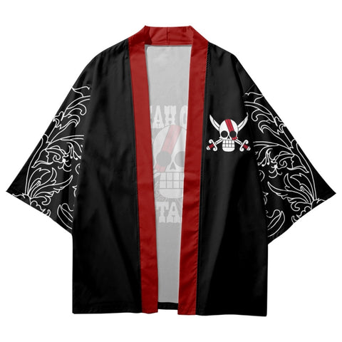 One Piece - Red Hair Pirates Kimono Fashion Style Unisex Oversized | Zewearsy Store One Piece - Red Hair Pirates Kimono Fashion Style Unisex Oversized | Zewearsy Store