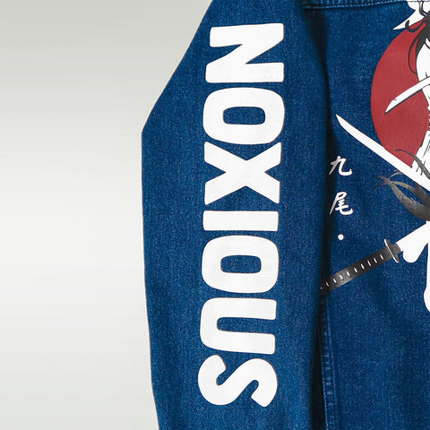 Japan Samurai Denim Jacket Blue Unisex Japan Samurai Denim Jacket Blue Unisex