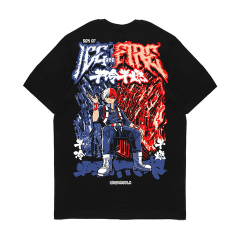 Japan Anime Short Sleeve T Shirt - TODOROKI | Japan Apparel Japan Anime Short Sleeve T Shirt - TODOROKI | Japan Apparel