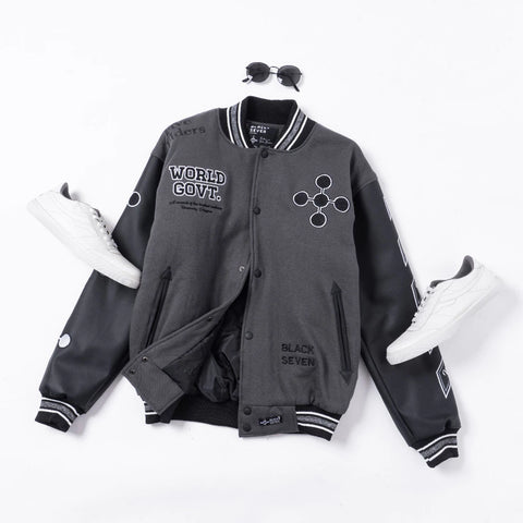 Anime Varsity Jacket One Piece Lore Series Im-Sama World Government Premium Oversized Anime Fashion Anime Varsity Jacket One Piece Lore Series Im-Sama World Government Premium Oversized Anime Fashion