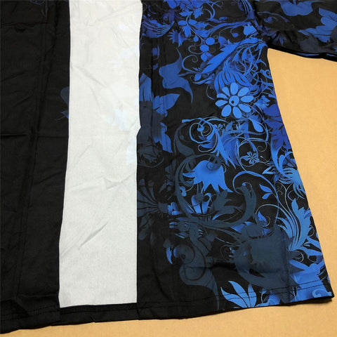 Traditional Chinese Flower Graphic Design Kimono Unisex Oversized | Japan Apparel Traditional Chinese Flower Graphic Design Kimono Unisex Oversized | Japan Apparel