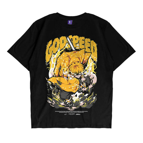 Japan Anime Short Sleeve T Shirt - Demon Slayer Kimetsu No Yaiba ZENITSU | Japan Apparel Japan Anime Short Sleeve T Shirt - Demon Slayer Kimetsu No Yaiba ZENITSU | Japan Apparel