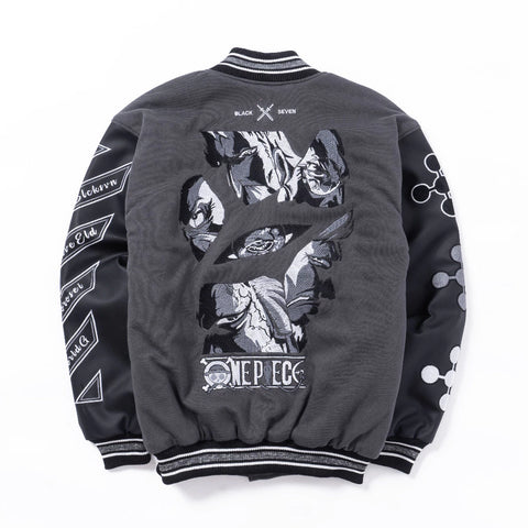 Anime Varsity Jacket One Piece Lore Series Im-Sama World Government Premium Oversized Anime Fashion Anime Varsity Jacket One Piece Lore Series Im-Sama World Government Premium Oversized Anime Fashion