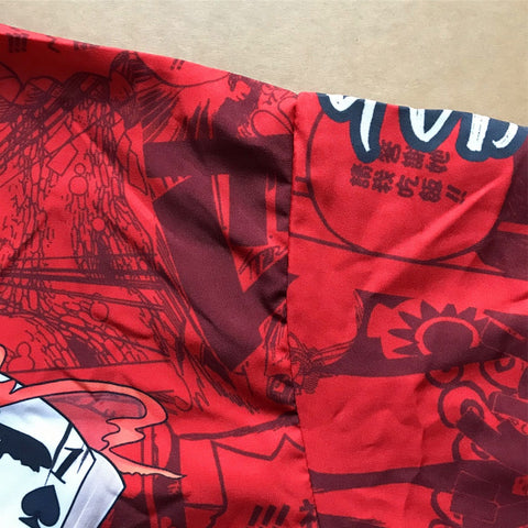Japanese Anime One Piece Luffy Kimono Harajuku Streetwear Design | Japan Apparel Japanese Anime One Piece Luffy Kimono Harajuku Streetwear Design | Japan Apparel