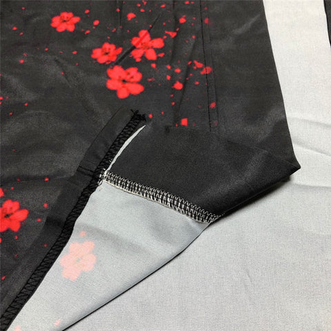 Japanese Kimono with Sakura Graphic Design Unisex | Japan Apparel Japanese Kimono with Sakura Graphic Design Unisex | Japan Apparel
