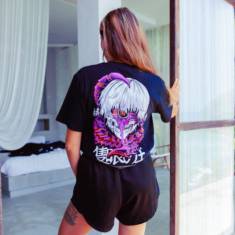 Japan Anime Short Sleeve T Shirt - Tokyo Ghoul KANEKI | Japan Apparel Japan Anime Short Sleeve T Shirt - Tokyo Ghoul KANEKI | Japan Apparel