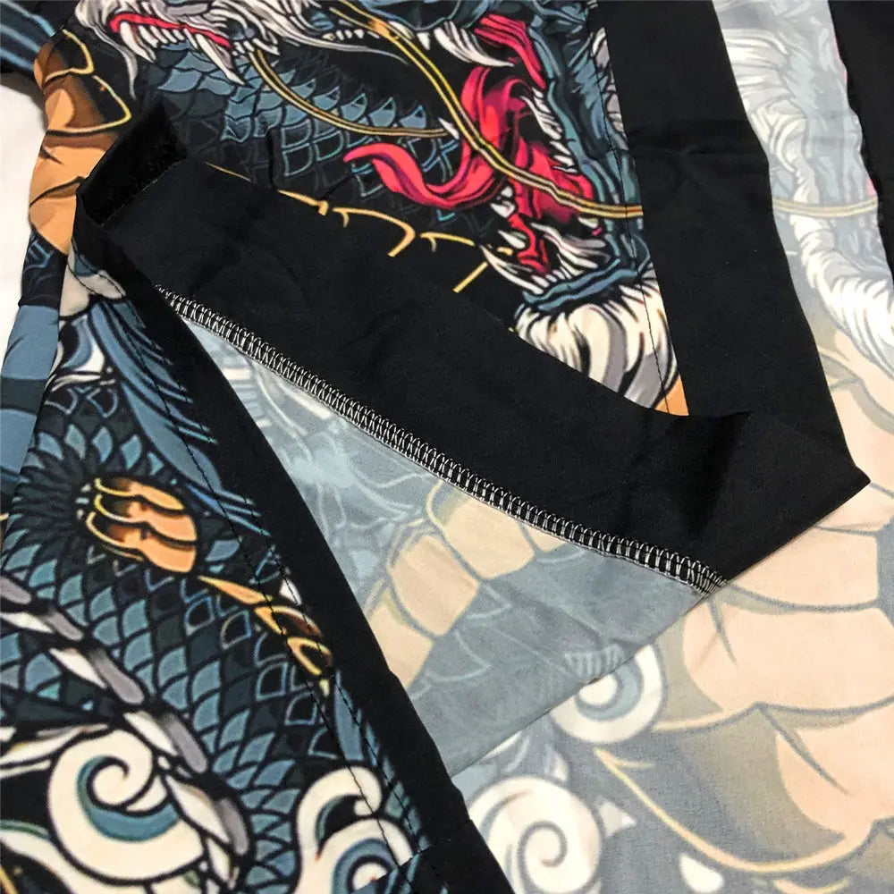 Japanese Dragon Kimono - Unisex Graphic Art - Zewearsy