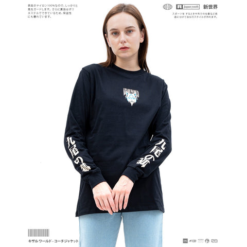 Japanese Long Sleeve T Shirt Origin KITSUNE | Japan Apparel Japanese Long Sleeve T Shirt Origin KITSUNE | Japan Apparel