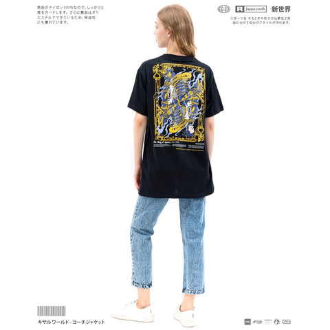 Japan Streetwear Short Sleeve T Shirt - Origin Card Series KING OF SPADE | Japan Apparel | Zewearsy Store Japan Streetwear Short Sleeve T Shirt - Origin Card Series KING OF SPADE | Japan Apparel | Zewearsy Store