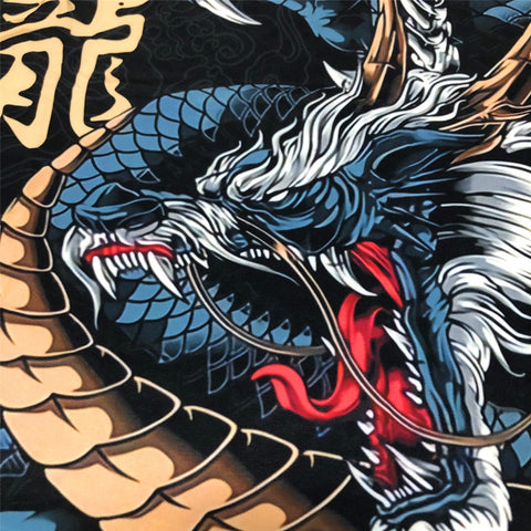 Traditional Japanese Dragon Graphic Art Kimono Unisex Oversized | Japan Apparel Traditional Japanese Dragon Graphic Art Kimono Unisex Oversized | Japan Apparel