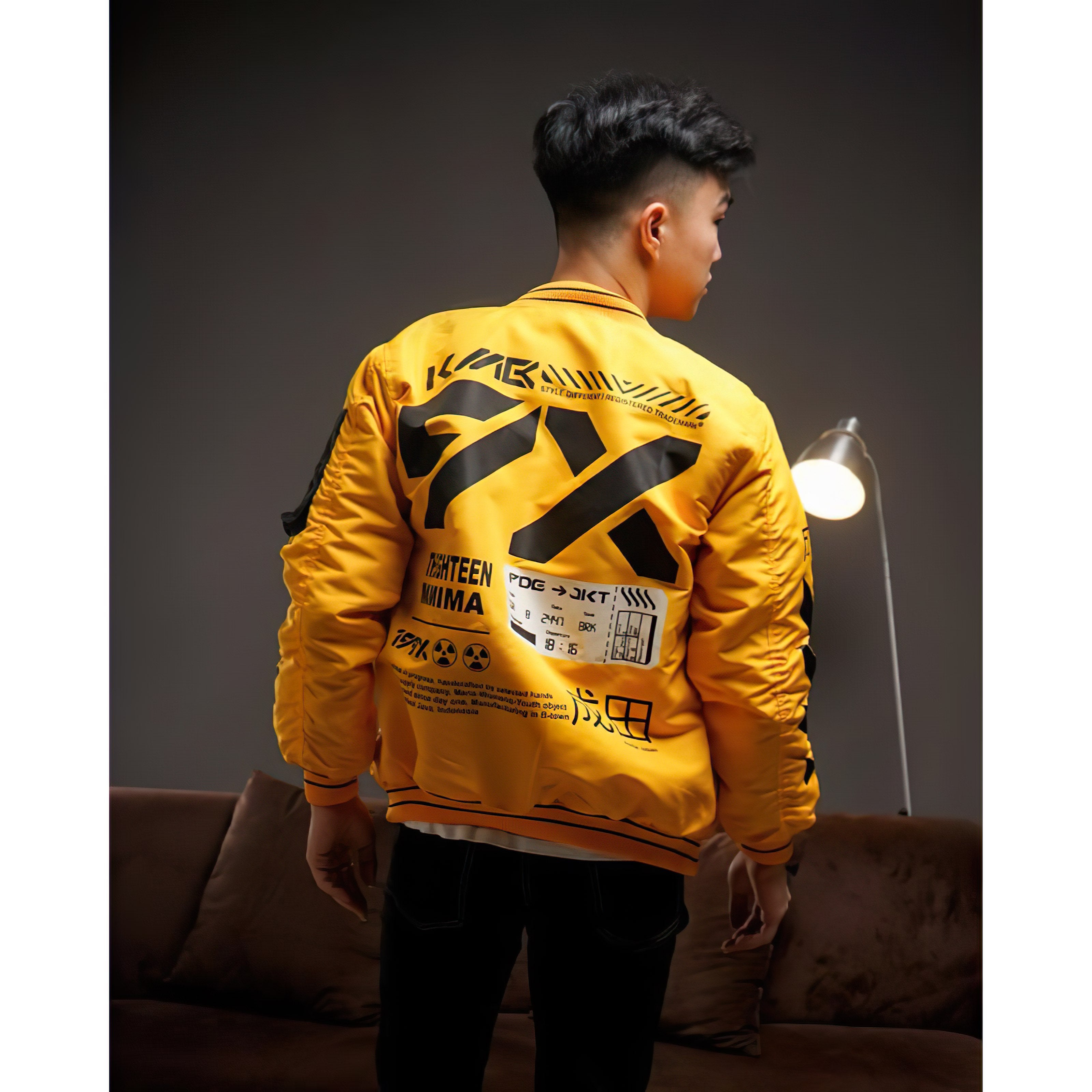 Cyberpunk varsity jacket shop