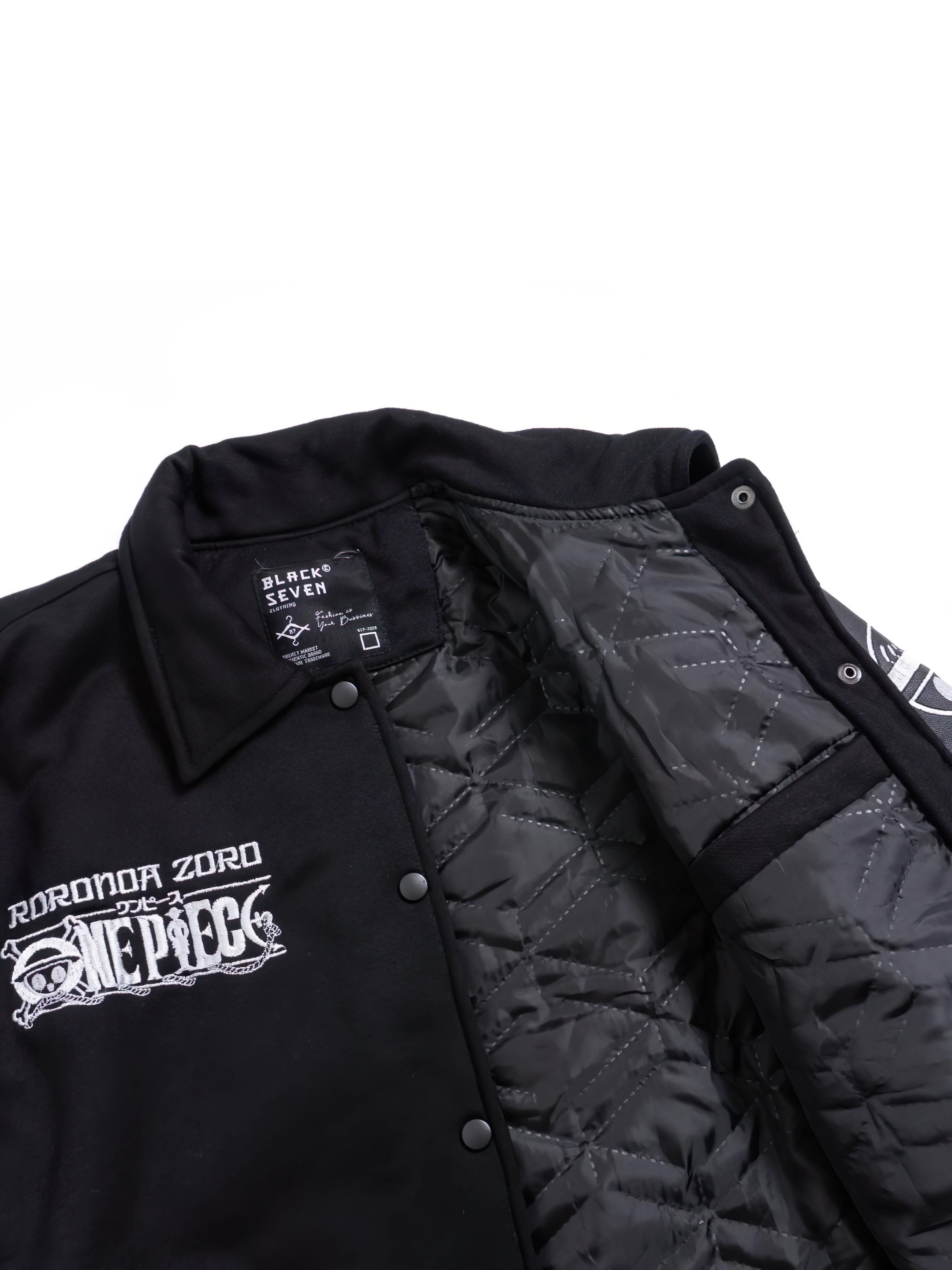 Zoro One Piece Varsity Jacket Red Samurai Edition - Japan Fashion | Zewearsy Store