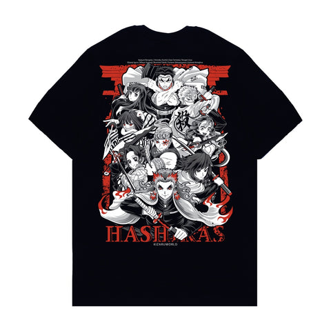 Japan Anime Short Sleeve T Shirt - Demon Slayer NINE HASHIRA | Japan Apparel Japan Anime Short Sleeve T Shirt - Demon Slayer NINE HASHIRA | Japan Apparel