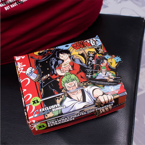 Straw Hat Pirates Top Fighters T-Shirt - Luffy, Zoro, Sanji & Jinbe | One Piece Anime Streetwear Straw Hat Pirates Top Fighters T-Shirt - Luffy, Zoro, Sanji & Jinbe | One Piece Anime Streetwear