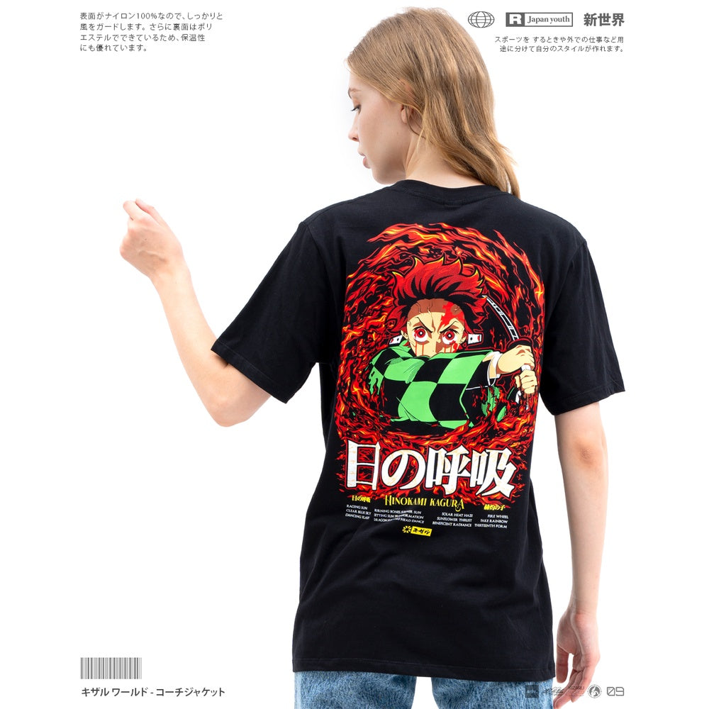 Japan Anime Short Sleeve T Shirt - Demon Slayer Kimetsu No Yaiba TANJIRO KAMADO | Japan Apparel | Zewearsy Store