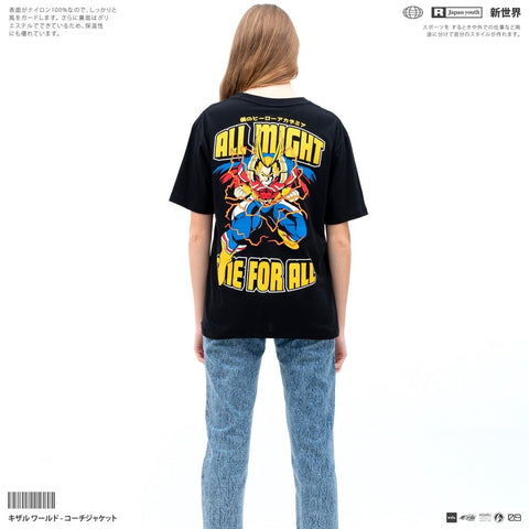 All Might Anime T - Shirt - Japan Anime Short Sleeve - Zewearsy All Might Anime T - Shirt - Japan Anime Short Sleeve - Zewearsy
