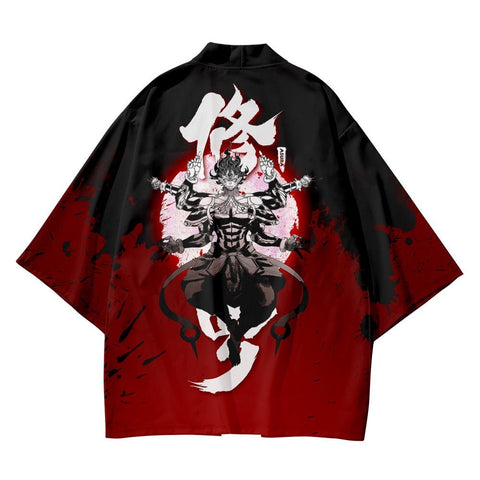 Anime Cartoon Print Loose Summer Japan Kimono Unisex Oversized - Streetwear Harajuku Design - Zewearsy Anime Cartoon Print Loose Summer Japan Kimono Unisex Oversized - Streetwear Harajuku Design - Zewearsy