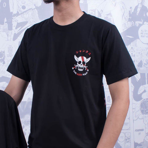 Shanks The Red Hair One Piece Film RED Akagami no Shanks Red Hair Pirates Anime Kaos Clowor T-shirt Shanks The Red Hair One Piece Film RED Akagami no Shanks Red Hair Pirates Anime Kaos Clowor T-shirt