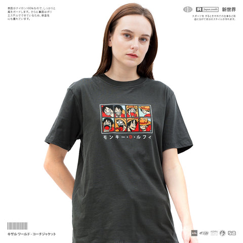 Japan Anime Short Sleeve T Shirt - One Piece LUFFY FACE | Japan Apparel Japan Anime Short Sleeve T Shirt - One Piece LUFFY FACE | Japan Apparel