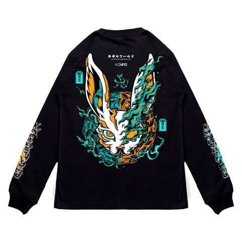 Japanese Long Sleeve T Shirt Origin BIPOLAR BUNNY | Zewearsy Store Japanese Long Sleeve T Shirt Origin BIPOLAR BUNNY | Zewearsy Store
