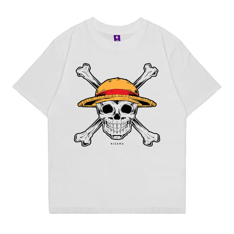 Japan Anime Short Sleeve T Shirt - One Piece | Jolly Roger MUGIWARA Japan Anime Short Sleeve T Shirt - One Piece | Jolly Roger MUGIWARA