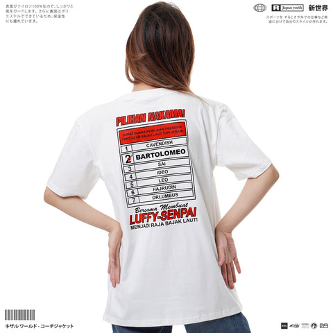 One Piece Bartolomeo T-Shirt - Japan Anime Short Sleeve One Piece Bartolomeo T-Shirt - Japan Anime Short Sleeve