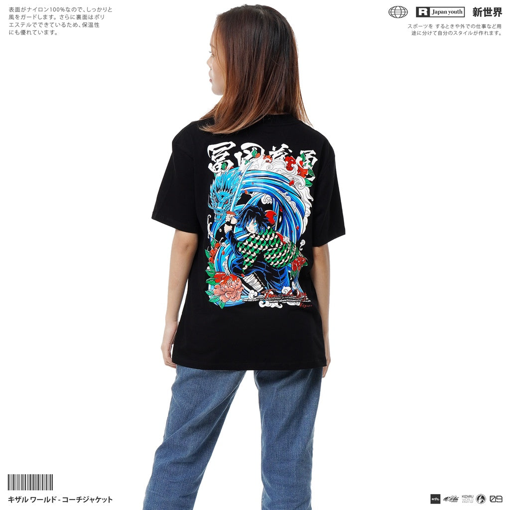 Japan Anime Short Sleeve T Shirt - Demon Slayer TOMIOKA GIYUU | Japan Apparel