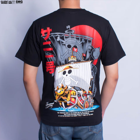 Thousand Sunny & Going Merry T-Shirt - Strawhat Pirates | One Piece Anime Thousand Sunny & Going Merry T-Shirt - Strawhat Pirates | One Piece Anime