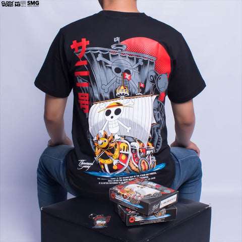 Thousand Sunny & Going Merry T-Shirt - Strawhat Pirates | One Piece Anime Thousand Sunny & Going Merry T-Shirt - Strawhat Pirates | One Piece Anime
