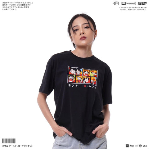 Japan Anime Short Sleeve T Shirt - One Piece LUFFY FACE | Japan Apparel Japan Anime Short Sleeve T Shirt - One Piece LUFFY FACE | Japan Apparel