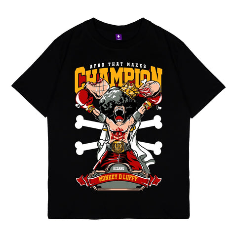 Japan Anime Short Sleeve T Shirt - One Piece LUFFY AFRO | Japan Apparel Japan Anime Short Sleeve T Shirt - One Piece LUFFY AFRO | Japan Apparel