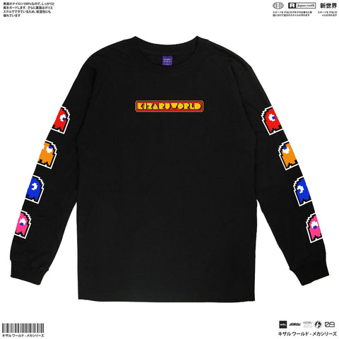Japanese Long Sleeve T Shirt Origin GAME PACMAN | Zewearsy Store Japanese Long Sleeve T Shirt Origin GAME PACMAN | Zewearsy Store
