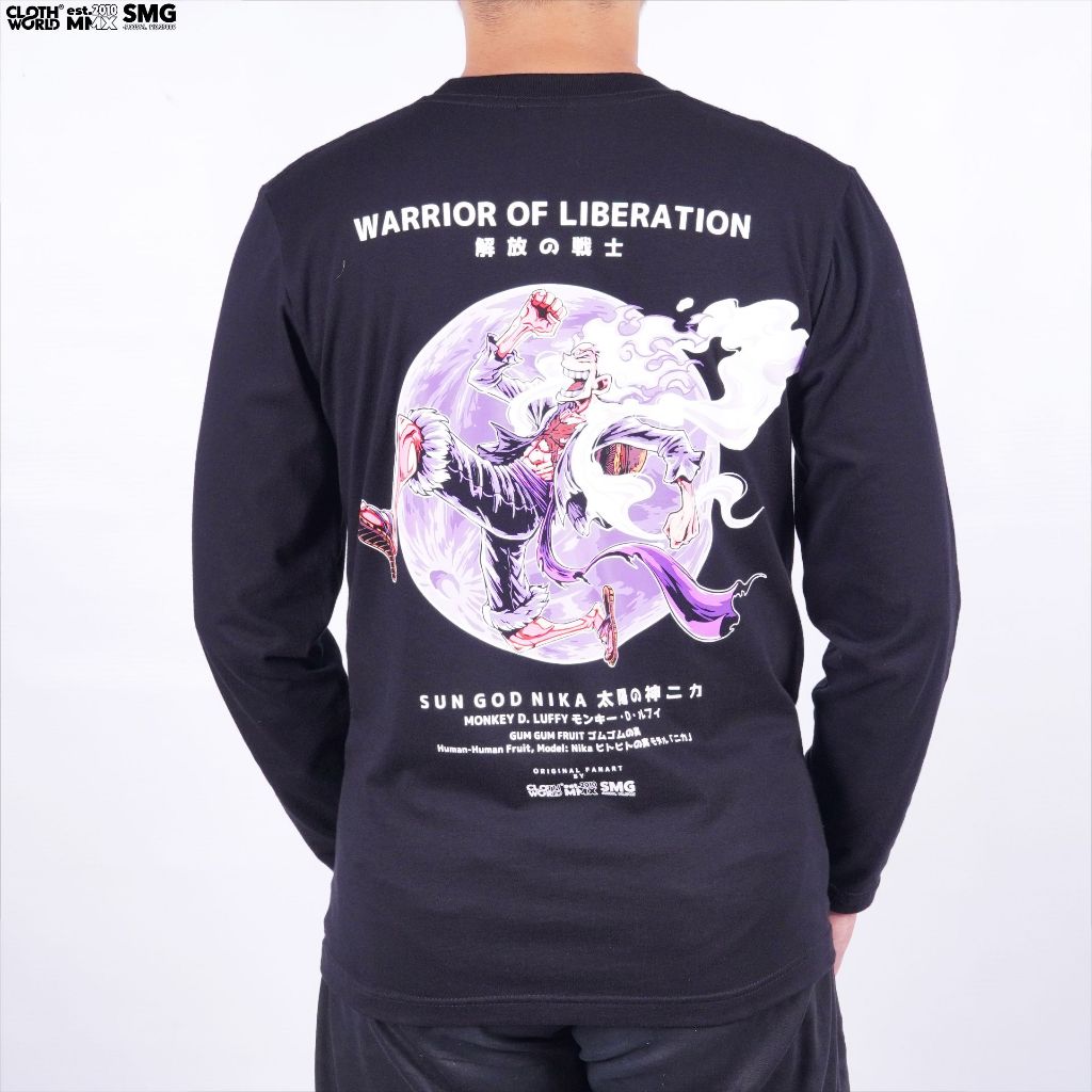 Luffy Warrior of Liberation Gear 5 T-Shirt - One Piece Anime Apparel - Zewearsy