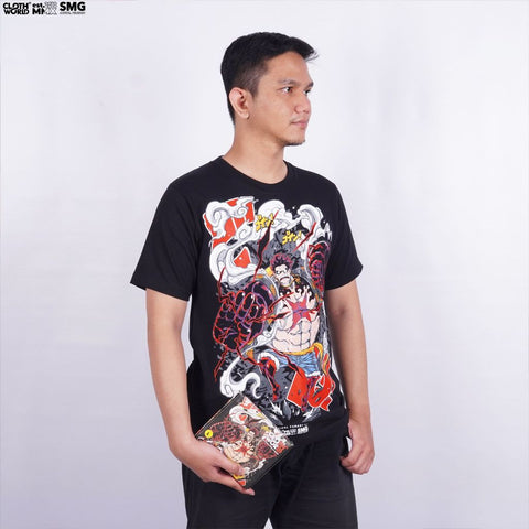 Luffy Gear 4th Boundman T-Shirt - Strawhat Pirates | One Piece Anime Luffy Gear 4th Boundman T-Shirt - Strawhat Pirates | One Piece Anime