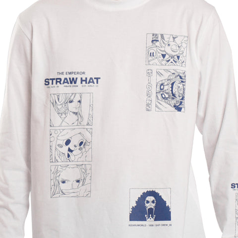 Japanese Long Sleeve T Shirt Anime One Piece MUGIWARA CREW | Zewearsy Store Japanese Long Sleeve T Shirt Anime One Piece MUGIWARA CREW | Zewearsy Store