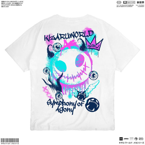 Japan Streetwear Short Sleeve T Shirt - Origin SYMPHONY OF AGONY WHITE | Japan Apparel Japan Streetwear Short Sleeve T Shirt - Origin SYMPHONY OF AGONY WHITE | Japan Apparel