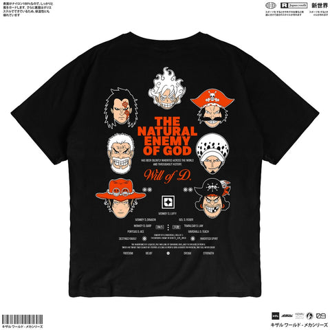 Japan Anime Short Sleeve T Shirt - One Piece ENEMY OF GOD | Japan Apparel Japan Anime Short Sleeve T Shirt - One Piece ENEMY OF GOD | Japan Apparel
