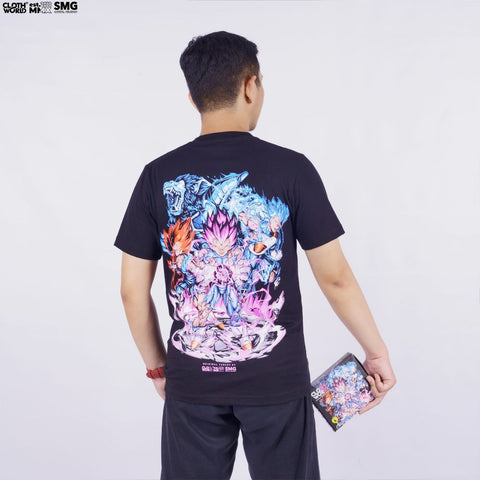 Vegeta The Strongest Forms T-Shirt - Super Saiyan Blue & Ultra Ego | Dragon Ball Anime Vegeta The Strongest Forms T-Shirt - Super Saiyan Blue & Ultra Ego | Dragon Ball Anime