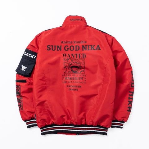 One Piece Gear 5 Cyberpunk Bomber Jacket - Japan Fashion One Piece Gear 5 Cyberpunk Bomber Jacket - Japan Fashion
