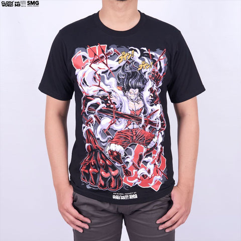 Monkey D. Luffy Gear Fourth Snakeman T-Shirt - Strawhat Pirates | One Piece Anime Monkey D. Luffy Gear Fourth Snakeman T-Shirt - Strawhat Pirates | One Piece Anime