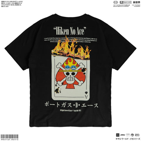 Japan Anime Short Sleeve T Shirt - One Piece SPADE OF ACE | Japan Apparel | Zewearsy Store Japan Anime Short Sleeve T Shirt - One Piece SPADE OF ACE | Japan Apparel | Zewearsy Store