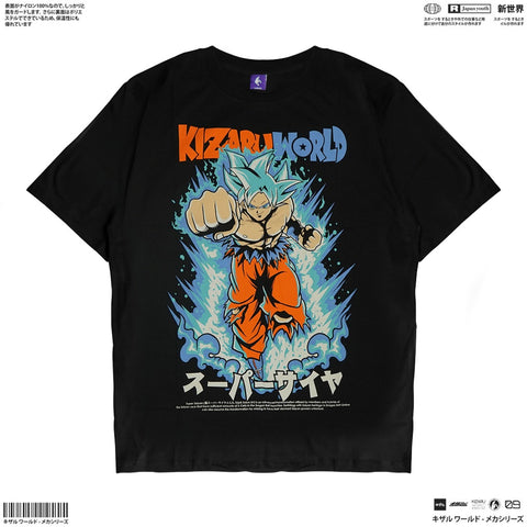Japan Anime Short Sleeve T-Shirt Dragon Ball SON GOKU ULTRA INSTINCT Japan Anime Short Sleeve T-Shirt Dragon Ball SON GOKU ULTRA INSTINCT