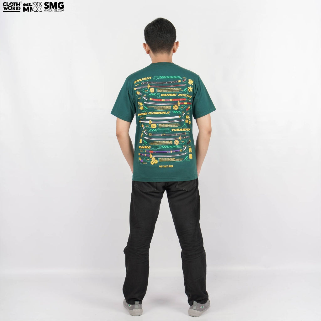 Roronoa Zoro Katana Sword T-Shirt - Strawhat Pirates | One Piece Anime Cloth World